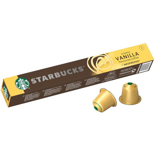 Starbucks Creamy Vanilla Flavoured Coffee Capsules - 10 Capsules